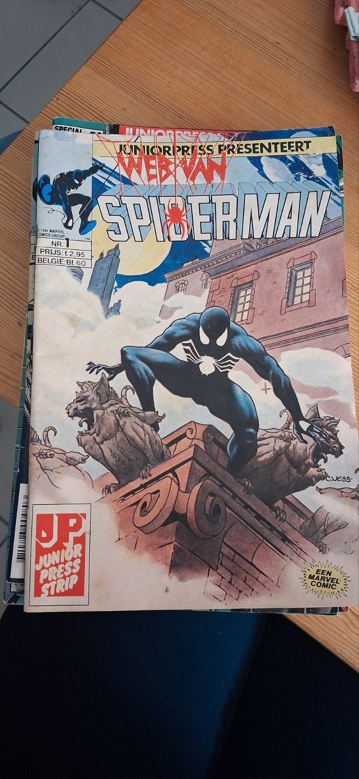 Web Van Spiderman Strip Nr.1, Boeken, Marvel Comics, Europa, Ophalen, Gelezen