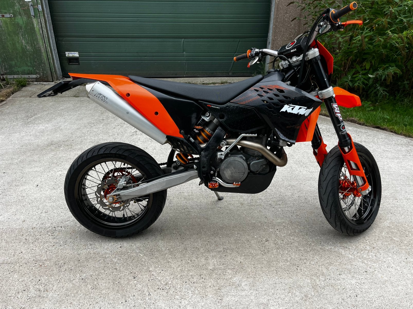 KTM EXC 530-R 2008 met supermoto en crossbanden, Motoren, Particulier, SuperMoto