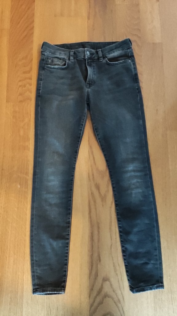 EDC zwart/grijze meisjes-/dames jeans (27/30), Kleding | Dames, Ophalen of Verzenden, W27 (confectie 34) of kleiner, Grijs, EDC by Esprit