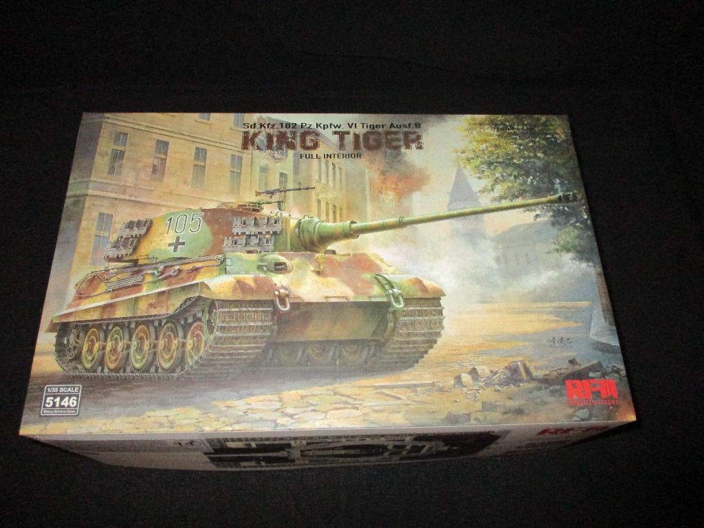 H-331,RFM 1-35,NO,5146,Sd.Kfz. 182 Pz.Kpfw. VI Tiger Ausf. B, Overige merken, 1:32 tot 1:50, Overige typen, Nieuw