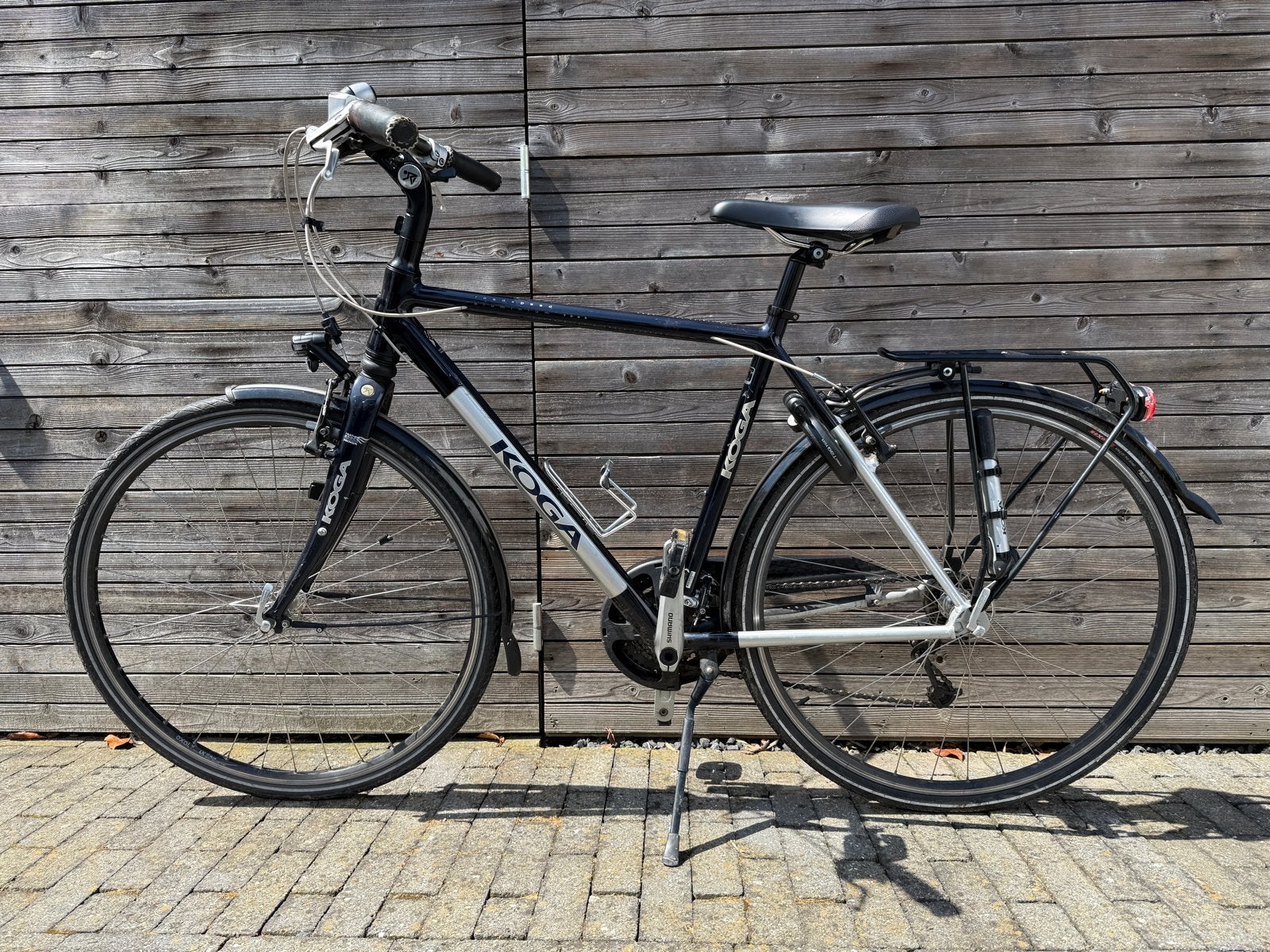 Koga Roadspeed 7005 Aluminium Herenfiets Blauw Frame 54cm, Ophalen, 28 inch, Vering, Velgrem