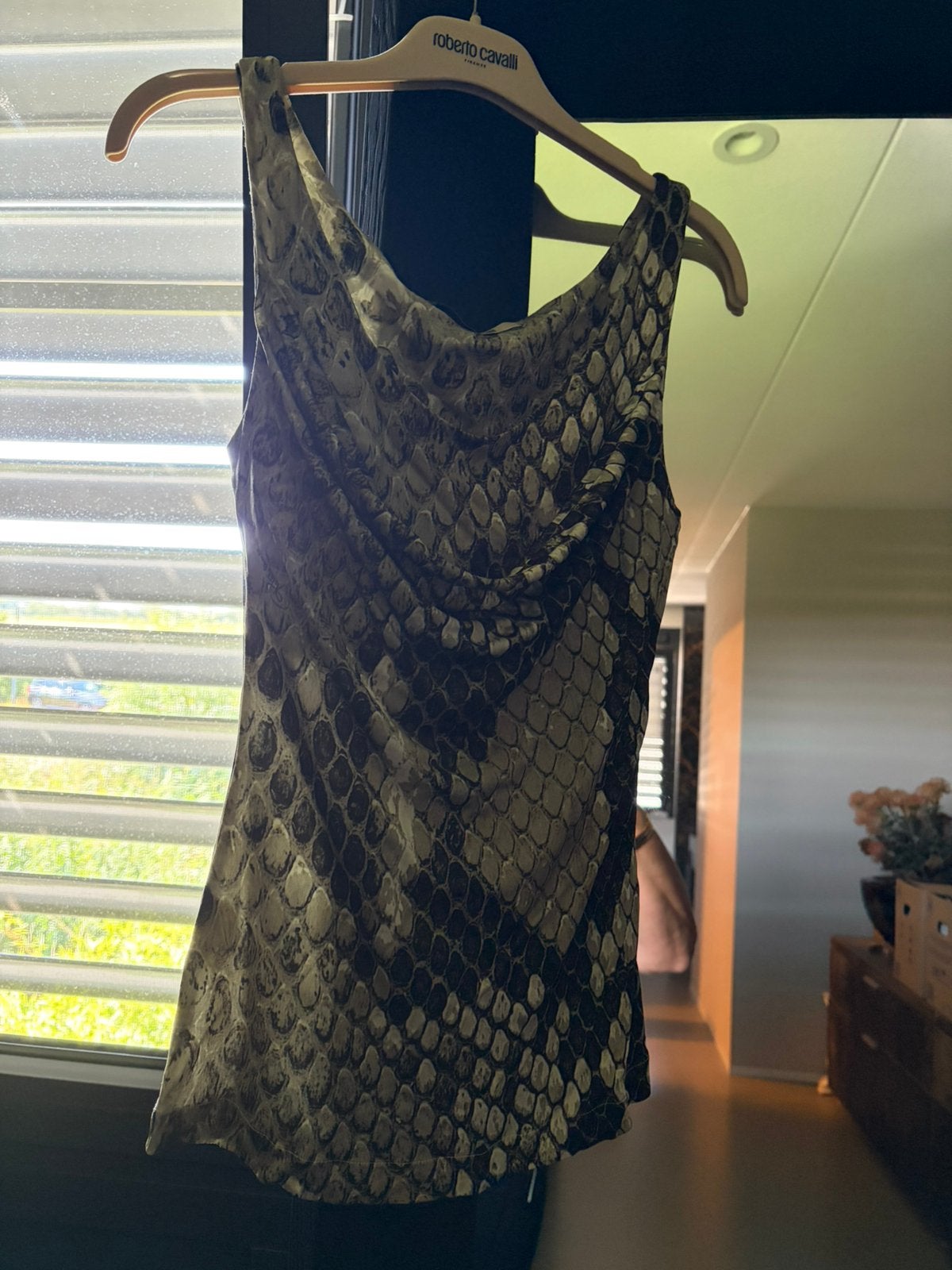 Roberto Cavalli, Ophalen, Zo goed als nieuw, Maat 36 (S), Korte mouw