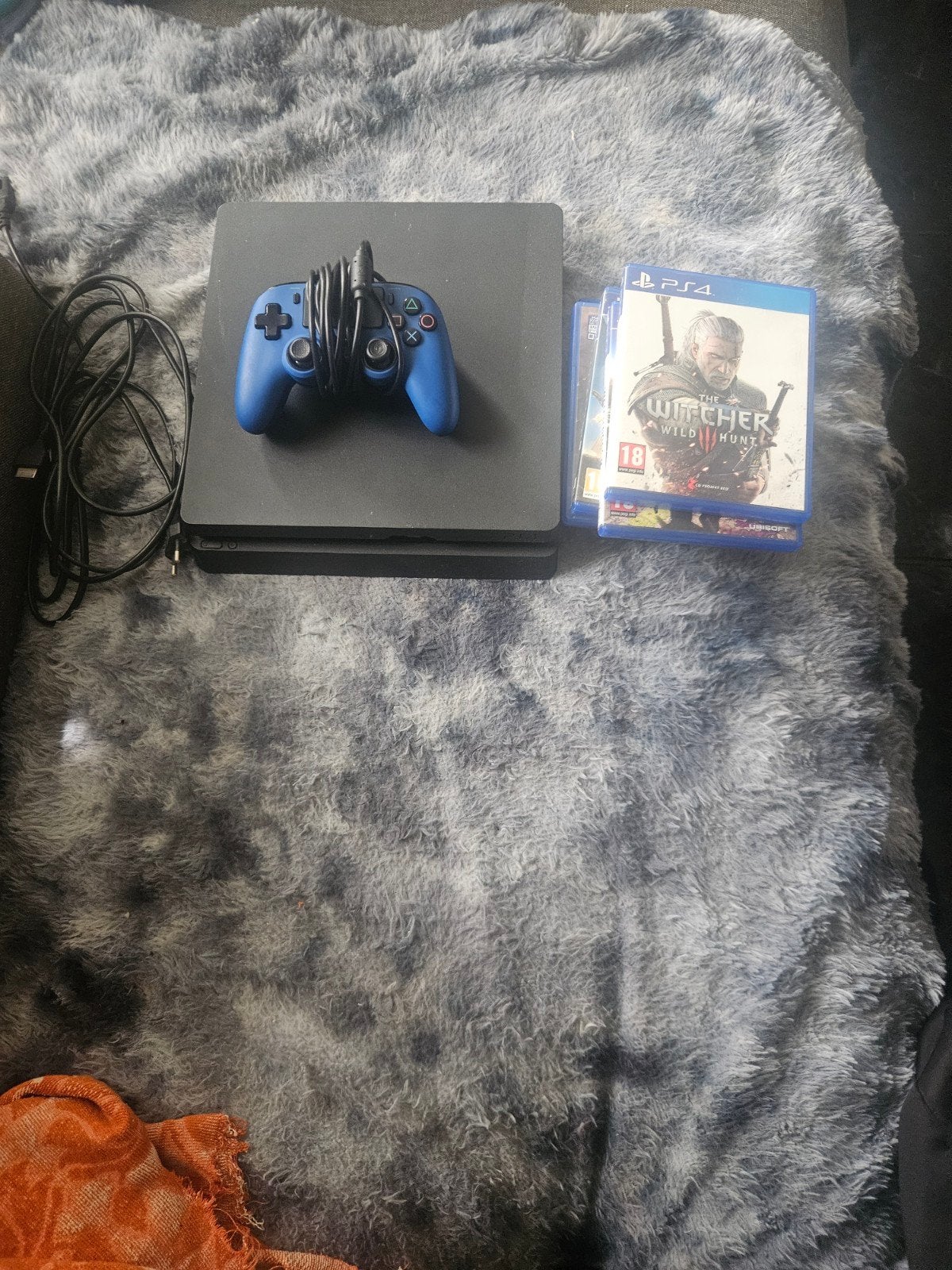 PlayStation 4 Slim met controller en games, Spelcomputers en Games, Spelcomputers | Sony PlayStation Vita, Ophalen of Verzenden