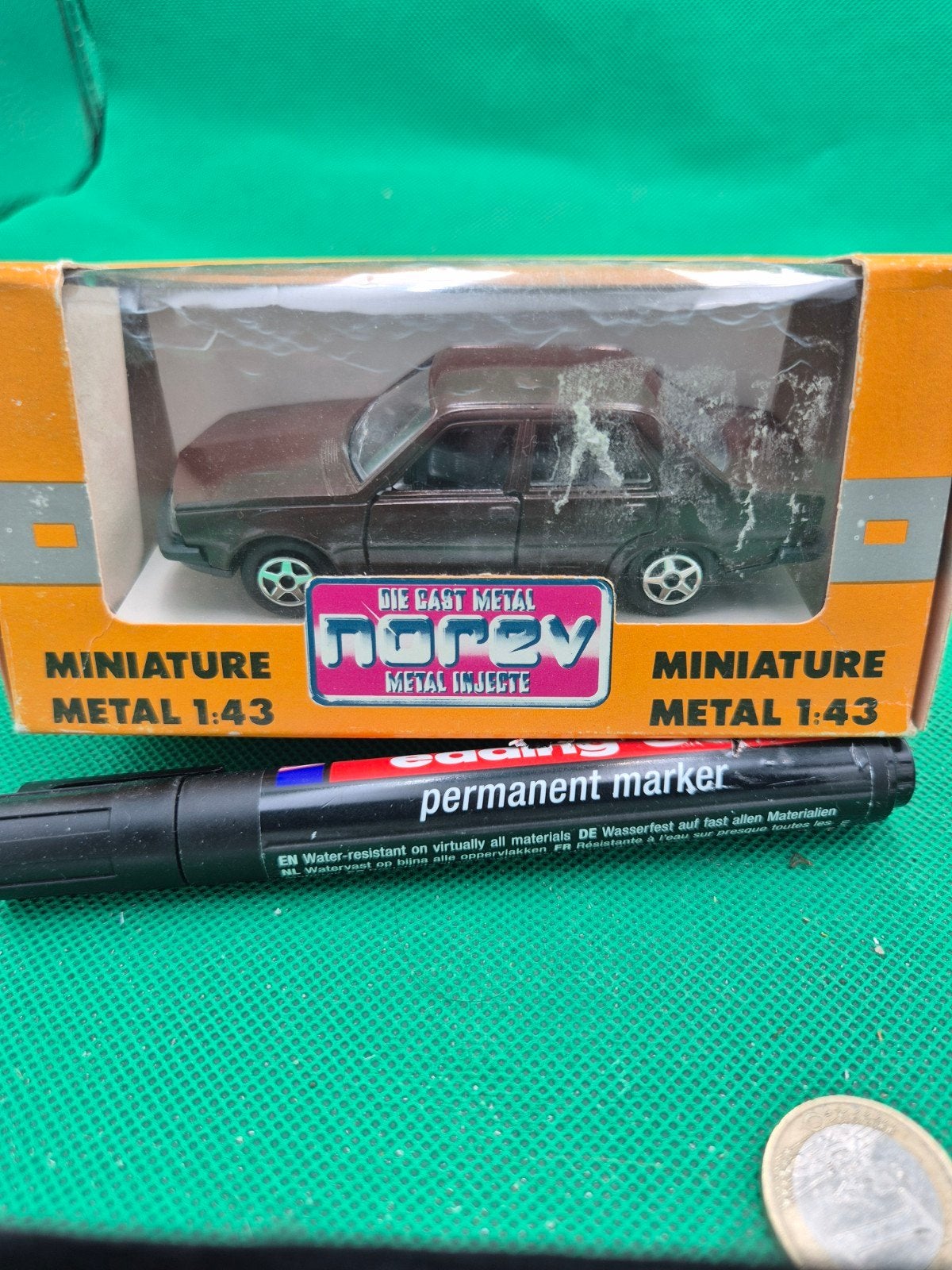 108 Renault 18tl 1/43 Norev, Ophalen of Verzenden, Zo goed als nieuw, Auto, Norev