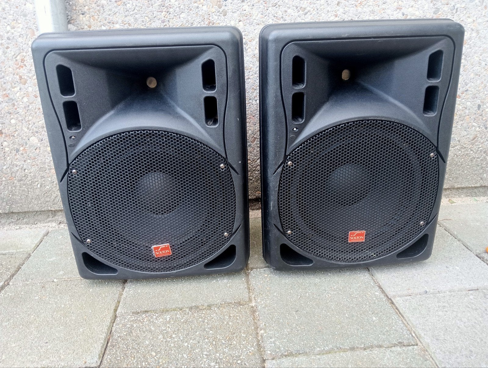 Setje solton actieve speakers 500 watt 250nrms 12 inch, Ophalen, Overige typen, Overige merken