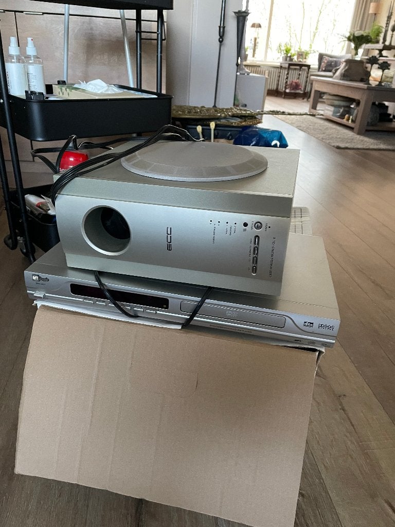 dvd speler met versterker, Ophalen, Gebruikt, Dvd-speler, Overige merken
