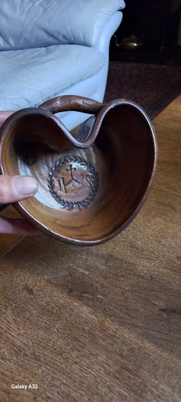Aardewerk Paté-Botervorm met IHS-monogram, Ophalen of Verzenden