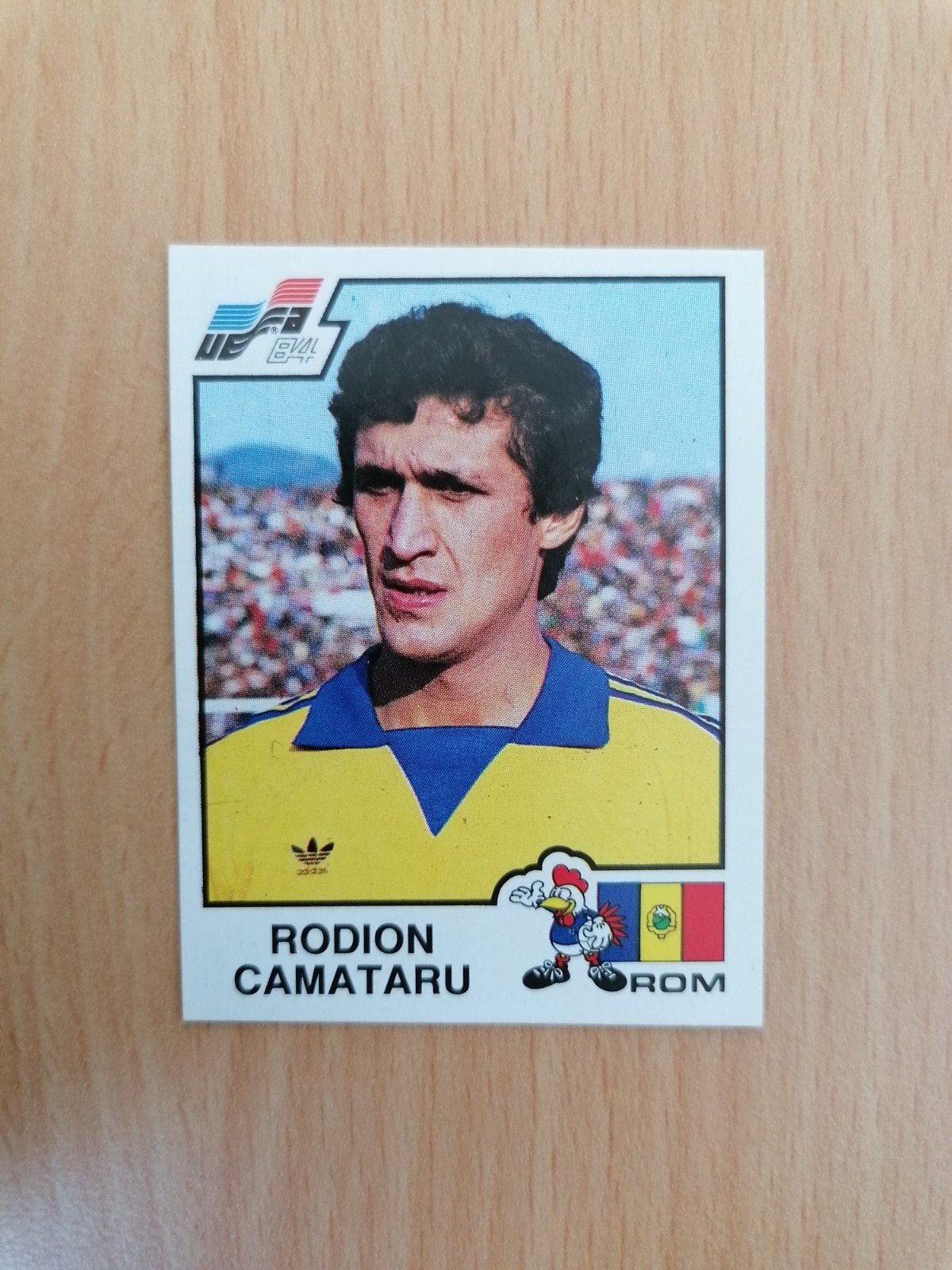 Panini Euro 84 #203 Rodion Camataru., Ophalen of Verzenden, Zo goed als nieuw, Buitenlandse clubs, Poster, Plaatje of Sticker