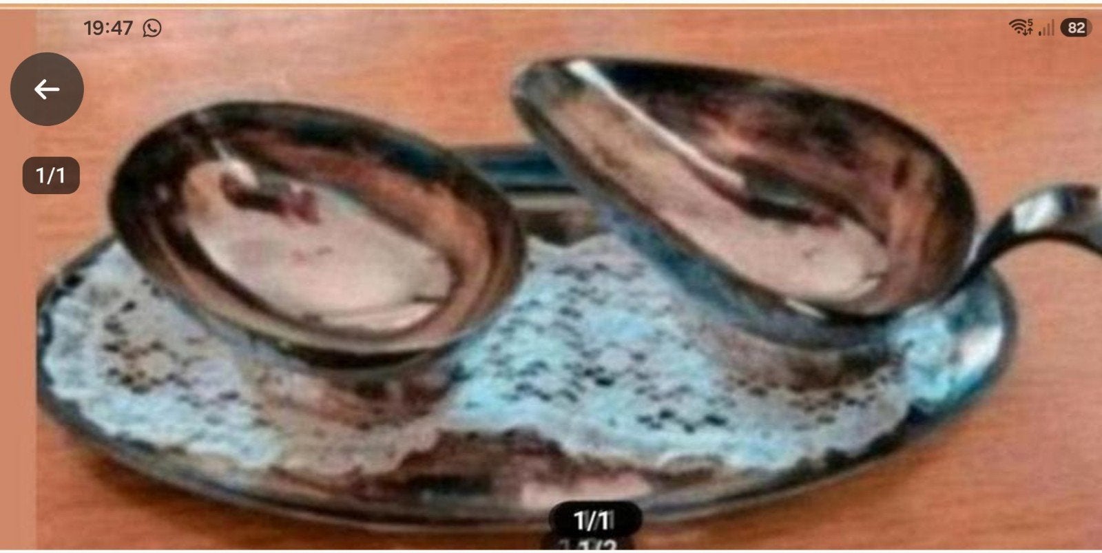 Verzilverd schaaltje met toebehoren. Suiker en melk., Antiek en Kunst, Antiek | Goud en Zilver, Ophalen of Verzenden