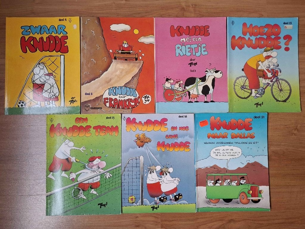 FC Knudde stripboeken (Toon van Driel), Meerdere stripboeken, Ophalen of Verzenden, Gelezen