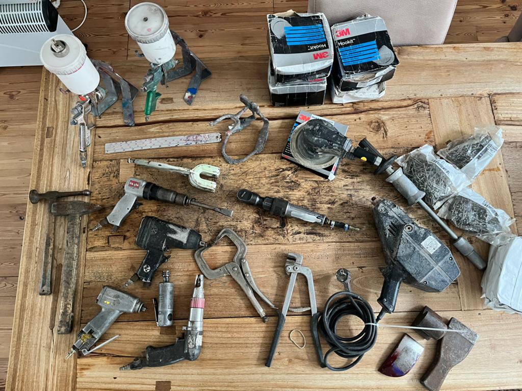 Gereedschap auto schade herstel en uitdeuk ., Ophalen, Gebruikt