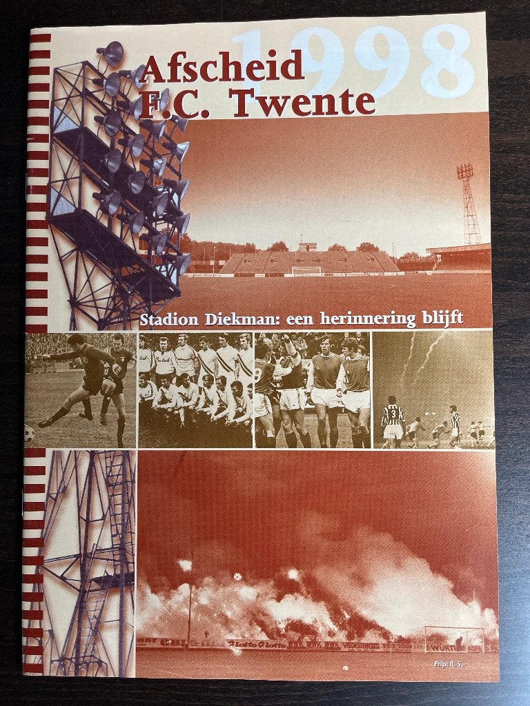 FC Twente Afscheid Diekman Stadion, Ophalen of Verzenden, Zo goed als nieuw, Balsport