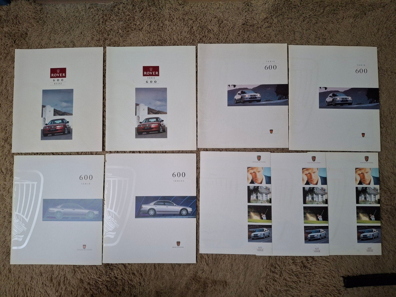 lot autofolders Rover 600, Verzenden, Gelezen, Overige merken