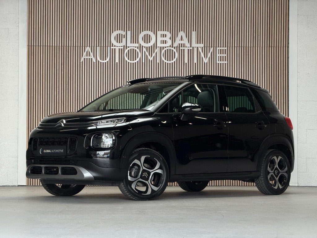 Citroen C3 Aircross 1.2 PureTech S&S Shine - PANORAMADAK - N, Gebruikt, Zwart, 1199 cc, Leder en Stof