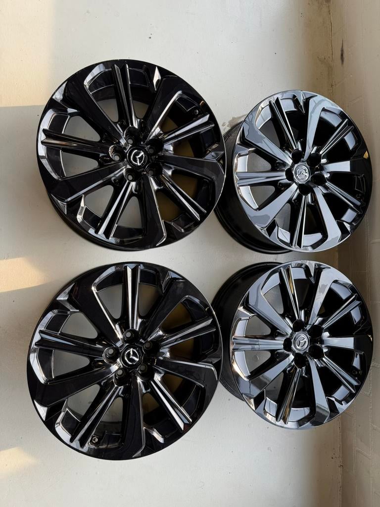20 inch Mazda CX-60 velgen glans zwart Origineel Mazda, Auto-onderdelen, Banden en Velgen, Ophalen, Gebruikt, Velg(en), Personenwagen