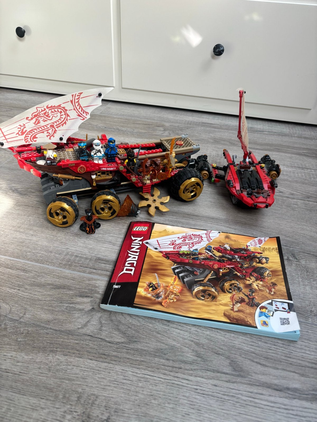 Lego Ninjago Land Bounty 70677 - Zo goed als compleet, Kinderen en Baby's, Speelgoed | Duplo en Lego, Ophalen, Lego, Zo goed als nieuw
