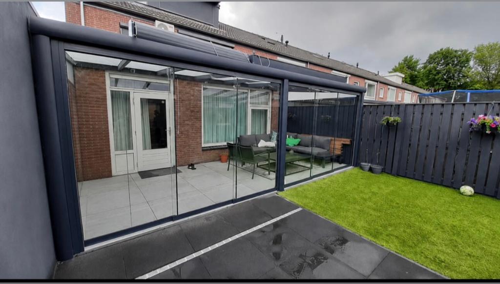 Overkapping te koop, exclusief schuifdeuren, Tuin en Terras, Ophalen, Veranda