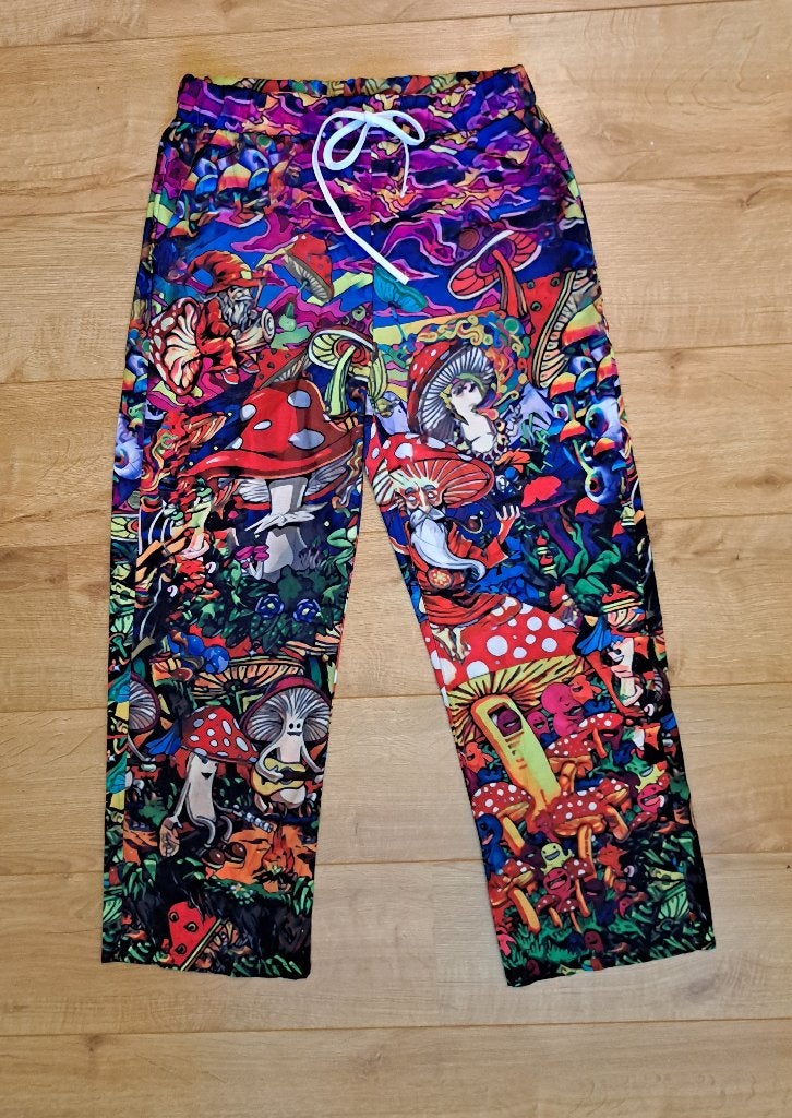 Nieuw: kleurrijke festival boho broek dames heren M / S, Kleding | Dames, Verzenden, Nieuw, Lang