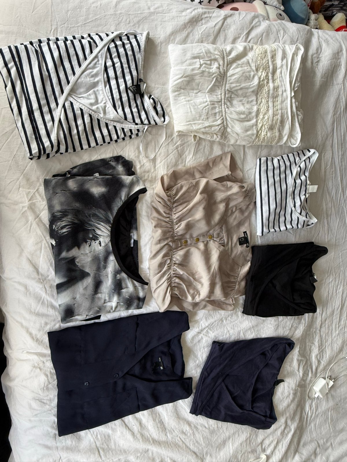 Zwangerschapskleding pakket (8 items) - maat M, Maat 38/40 (M), Meerkleurig, Blouse of Tuniek, Ophalen of Verzenden