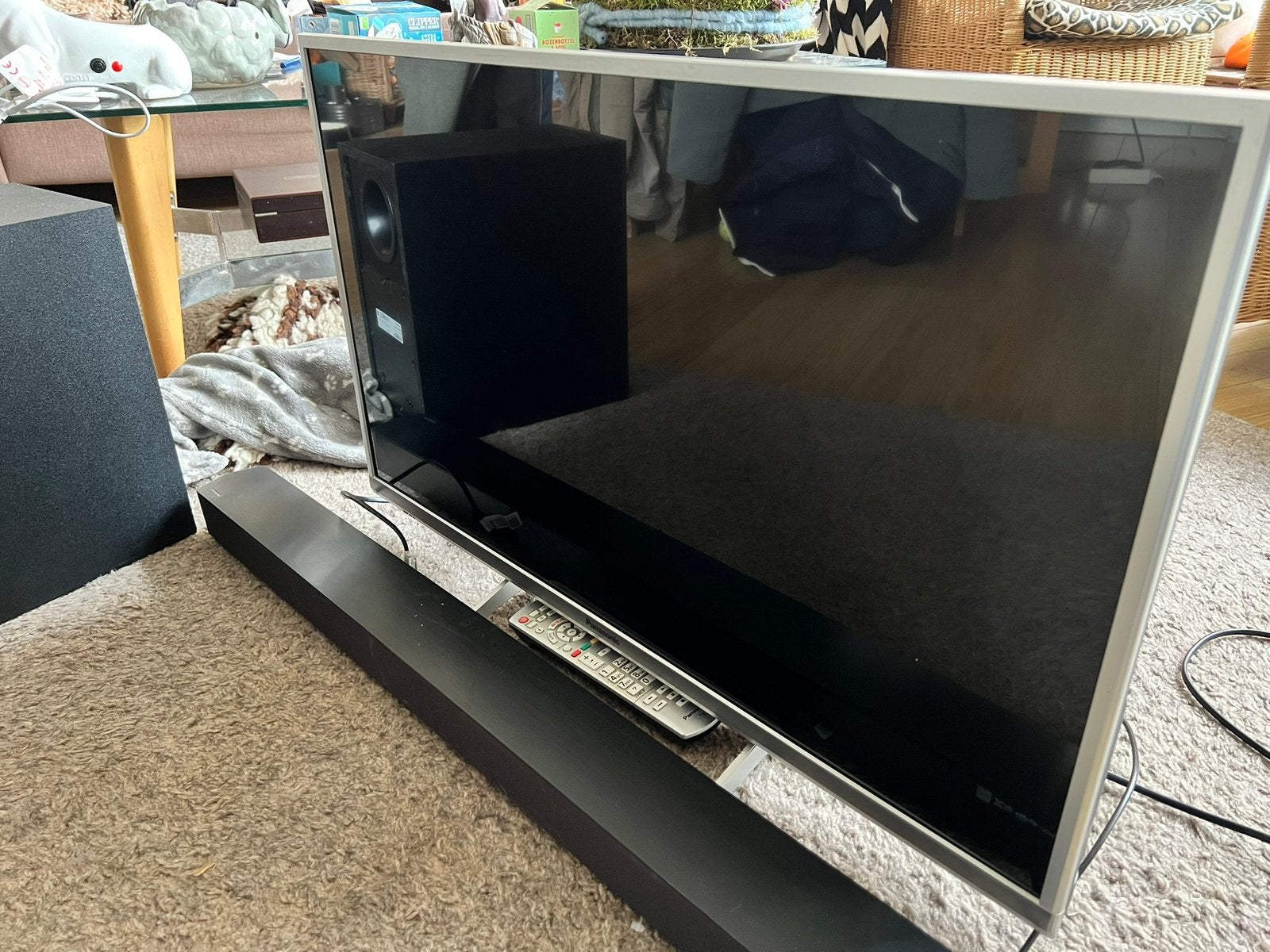Panasonic tv met samsung soundbar, Audio, Tv en Foto, Televisies, Ophalen, Panasonic, 50 Hz, Zo goed als nieuw