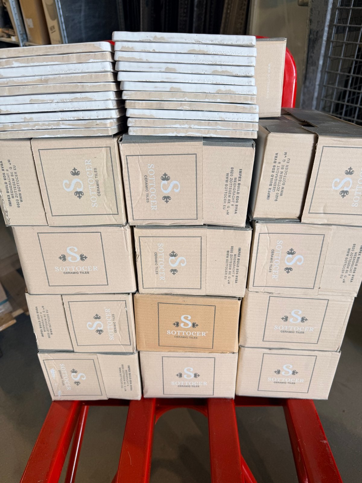 Sottocer Harmony Cotton 15x15 Keramische Tegels - Nieuw, Keramiek, Nieuw, Minder dan 20 cm, Vloertegels