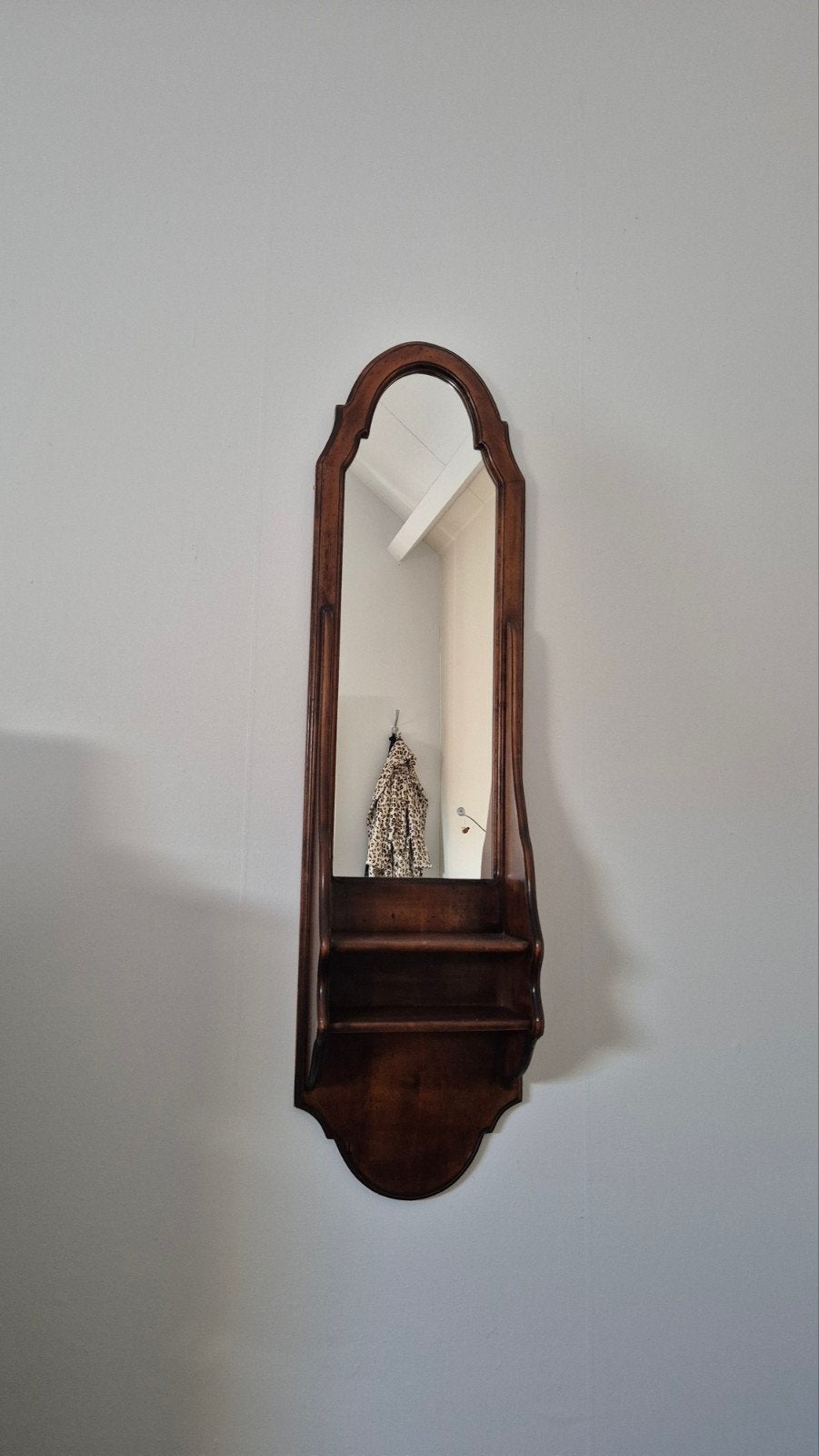 ANTIEKE BOOGSPIEGEL, Antiek en Kunst, Ophalen, Rechthoekig, Minder dan 50 cm