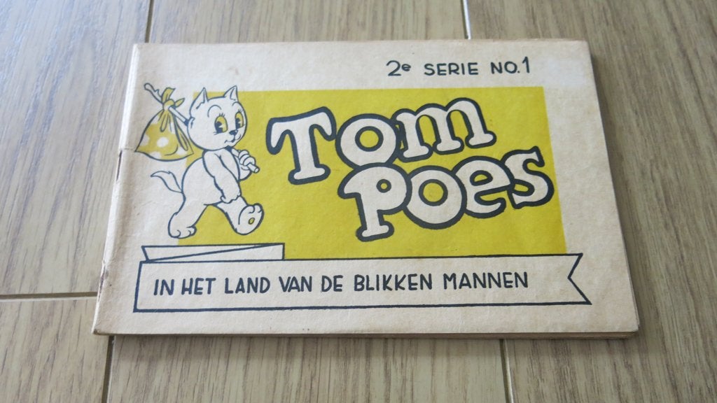 Tom Poes 2e reeks D.A.V.I.D. nrs 1,2,4,6,7,8,9,10 (1945-1948, Eén stripboek, Ophalen of Verzenden, Gelezen