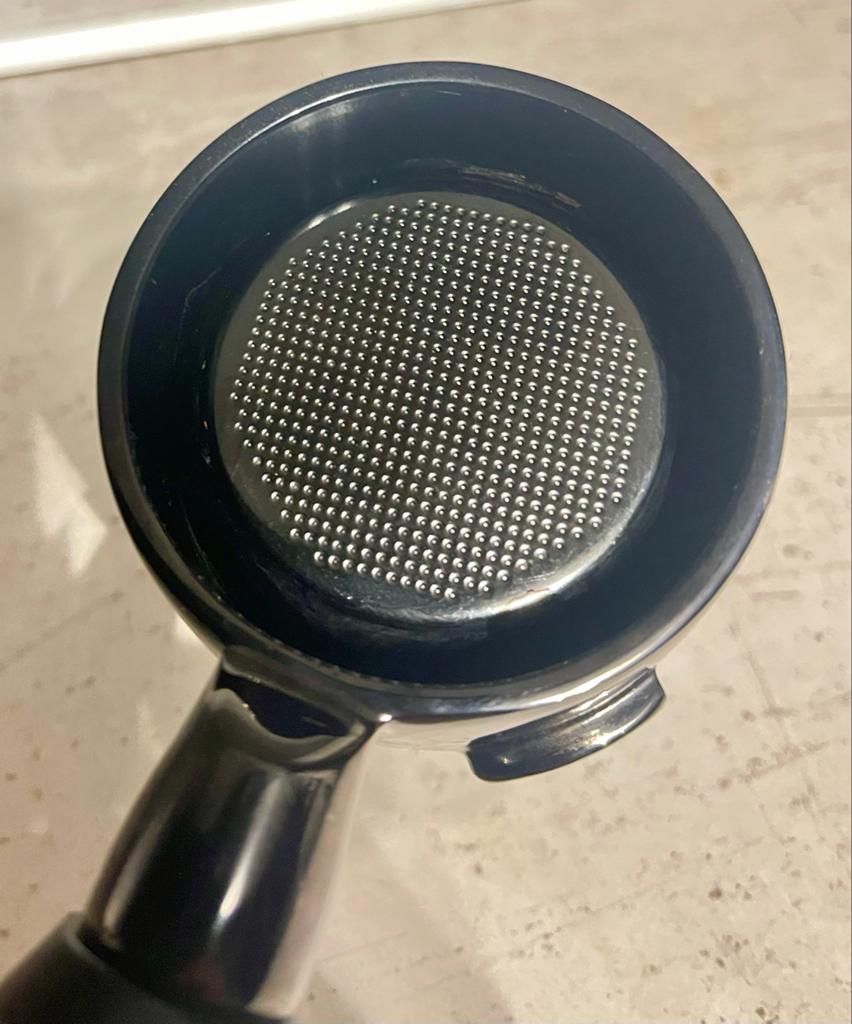 MHW-3BOMBER 58mm E61 Bodemloze Portafilter (Zwart) Topstaat!, Ophalen of Verzenden, Zo goed als nieuw, Barista-accessoire