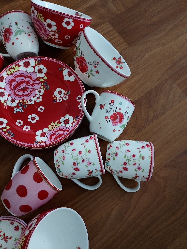 Room Seven servies, Ophalen, Overige merken, Keramiek, Landelijk/Boerenbont
