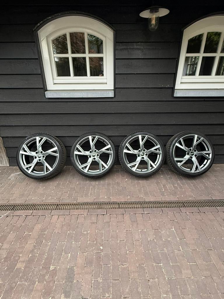 19 inch Velgen +continental banden 5x112, Auto-onderdelen, Banden en Velgen, Gebruikt, Banden en Velgen, 235 mm, Personenwagen