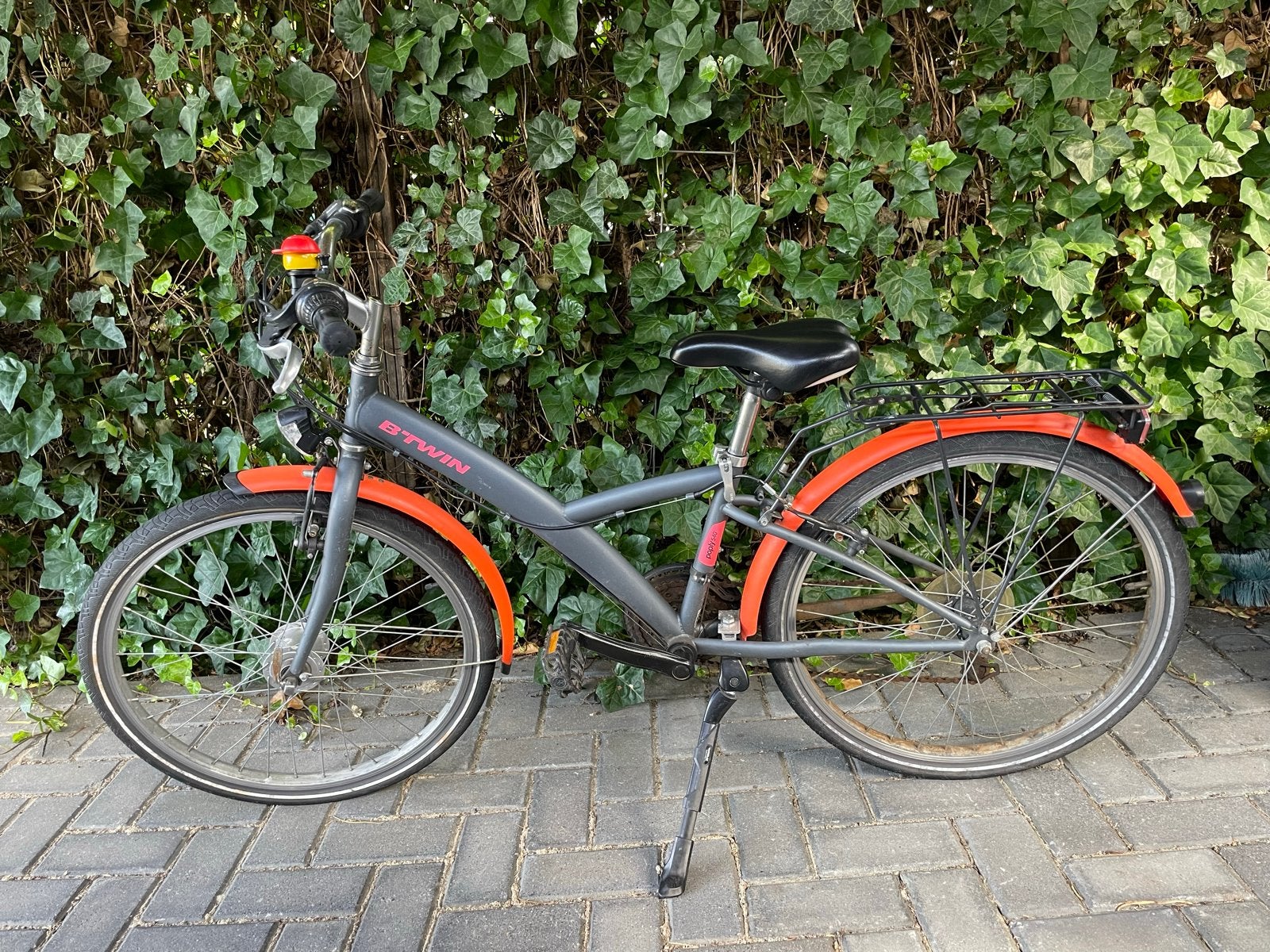 B'Twin kinderfiets, 24 inch, met versnellingen, Ophalen, Velgrem, Versnellingen, B'Twin