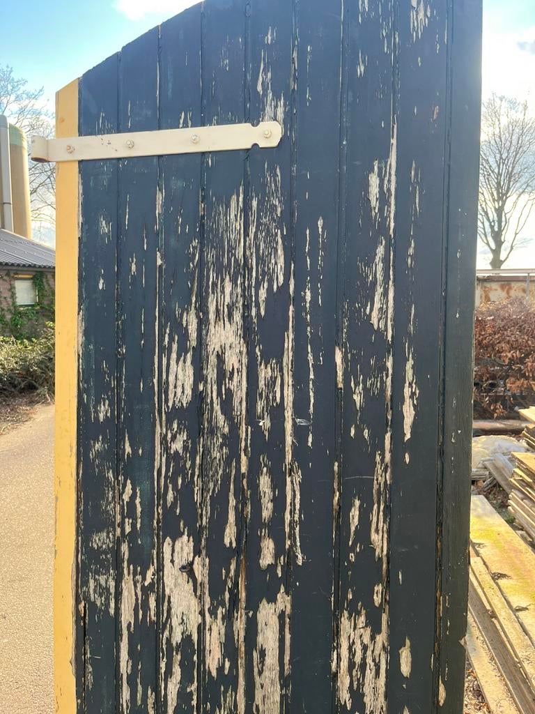 Dubbele.half ronde deuren te koop, Ophalen, Gebruikt, 80 tot 100 cm, Buitendeur