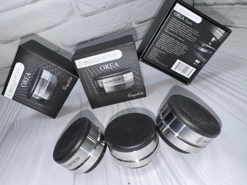 Isolators for hi-fi equipment IsoAcoustics Orea Graphite, Verzenden, Zo goed als nieuw, Oplaadbaar