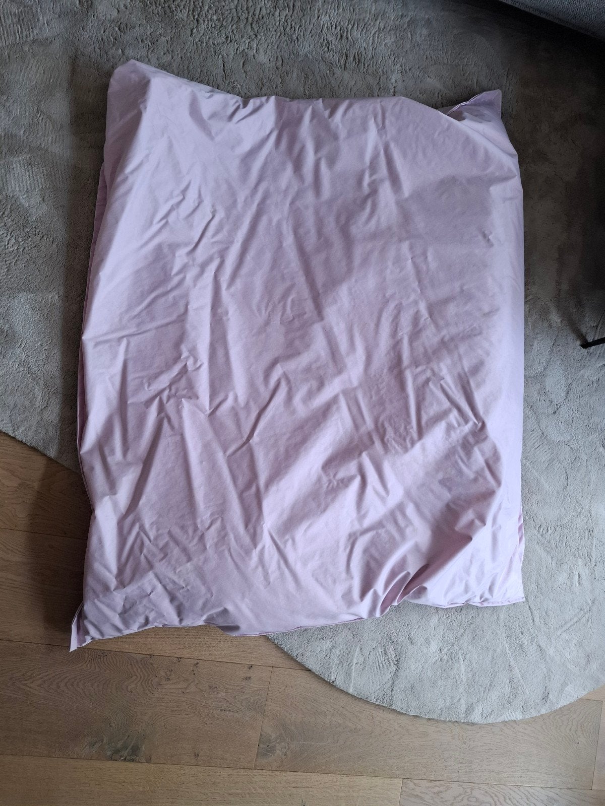 Zitzak 125x125cm - Comfortabel en Ruim, Huis en Inrichting, Zitzakken, Ophalen, Gebruikt, Paars, Zitzak
