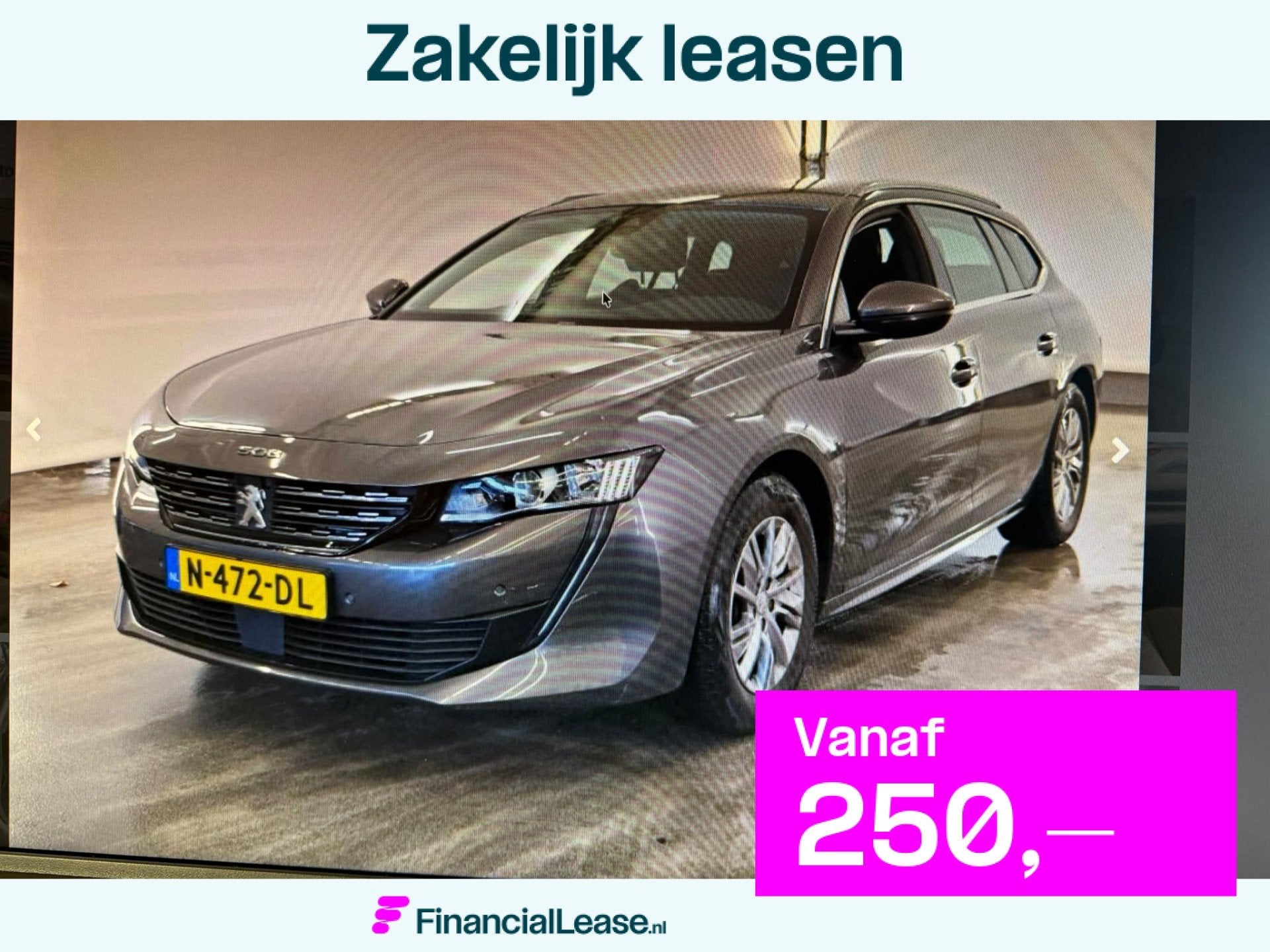 Peugeot 508 SW BWJ 2021 1.2 131 PK Blue Lease Active KOMT BI, 745 kg, Gebruikt, 1199 cc, Met garantie (alle)
