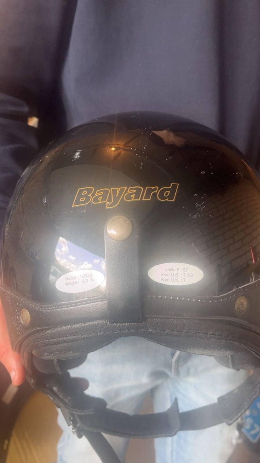 Helm, Fietsen en Brommers, Brommerhelmen, Ophalen, Zo goed als nieuw