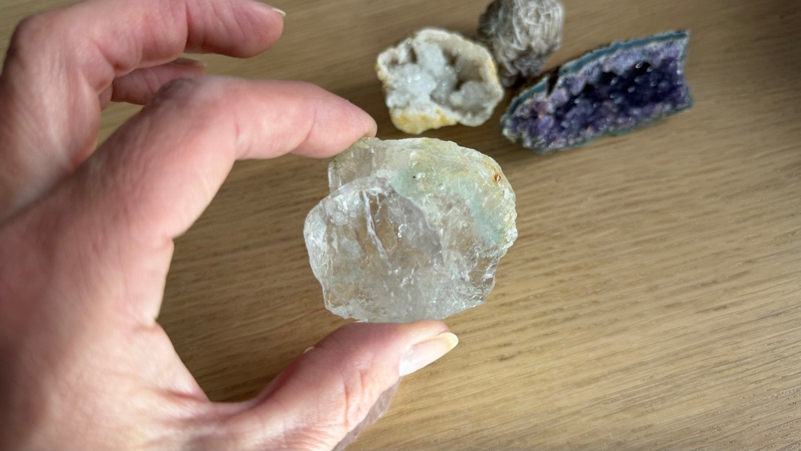 Diverse Edelstenen Collectie: Amethist, Rozenkwarts, Geode, Ophalen of Verzenden