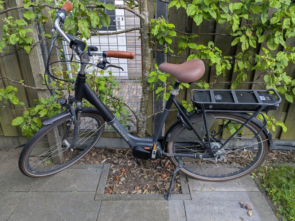 Brinckers fiets voor onderdelen, Ophalen, Gebruikt, 30 tot 50 km per accu, Brinckers