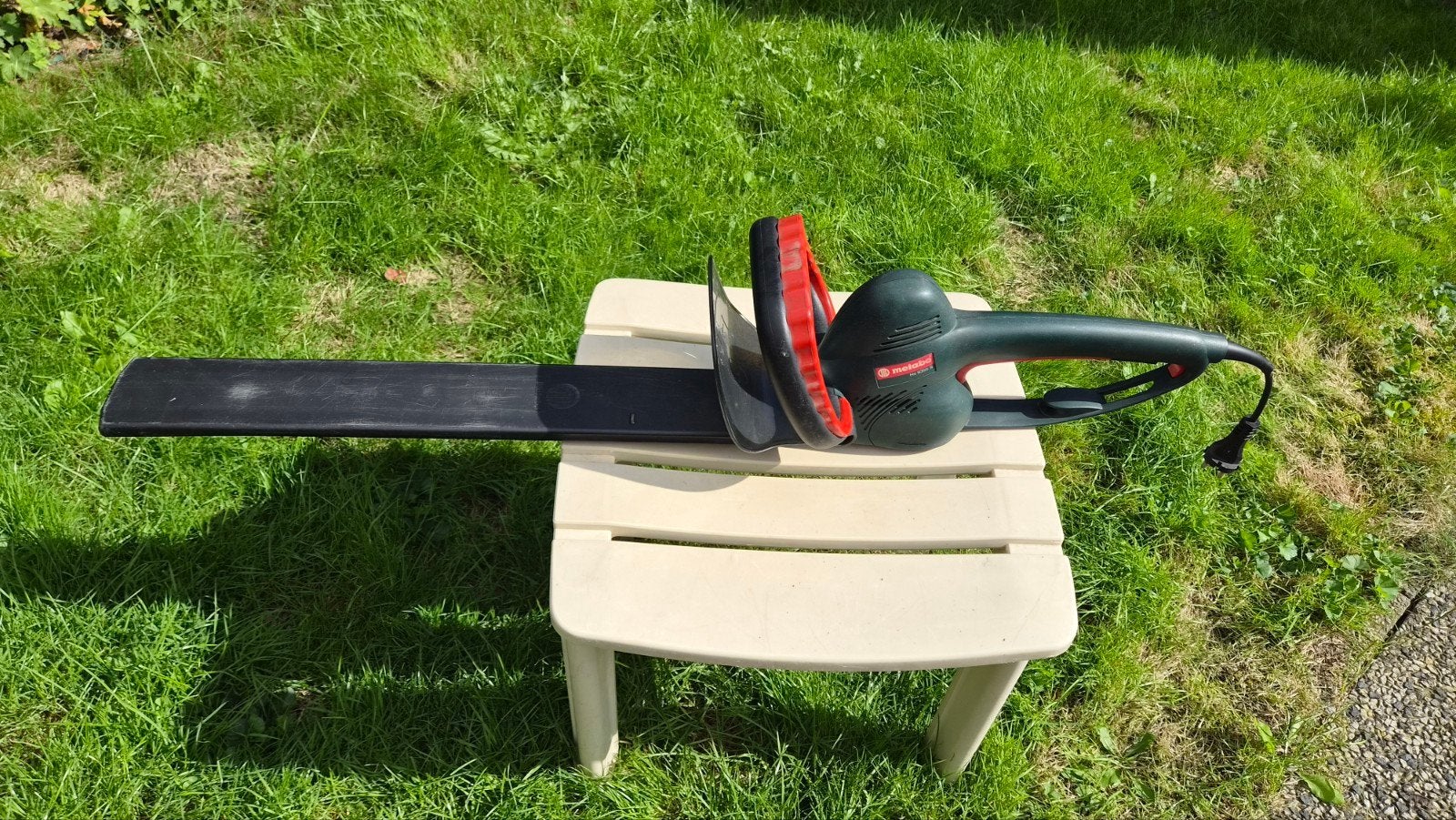 Metabo HS 8355 S Heggenschaar - Elektrisch, Gebruikt, Ophalen of Verzenden, Gebruikt, Elektrisch, Metabo
