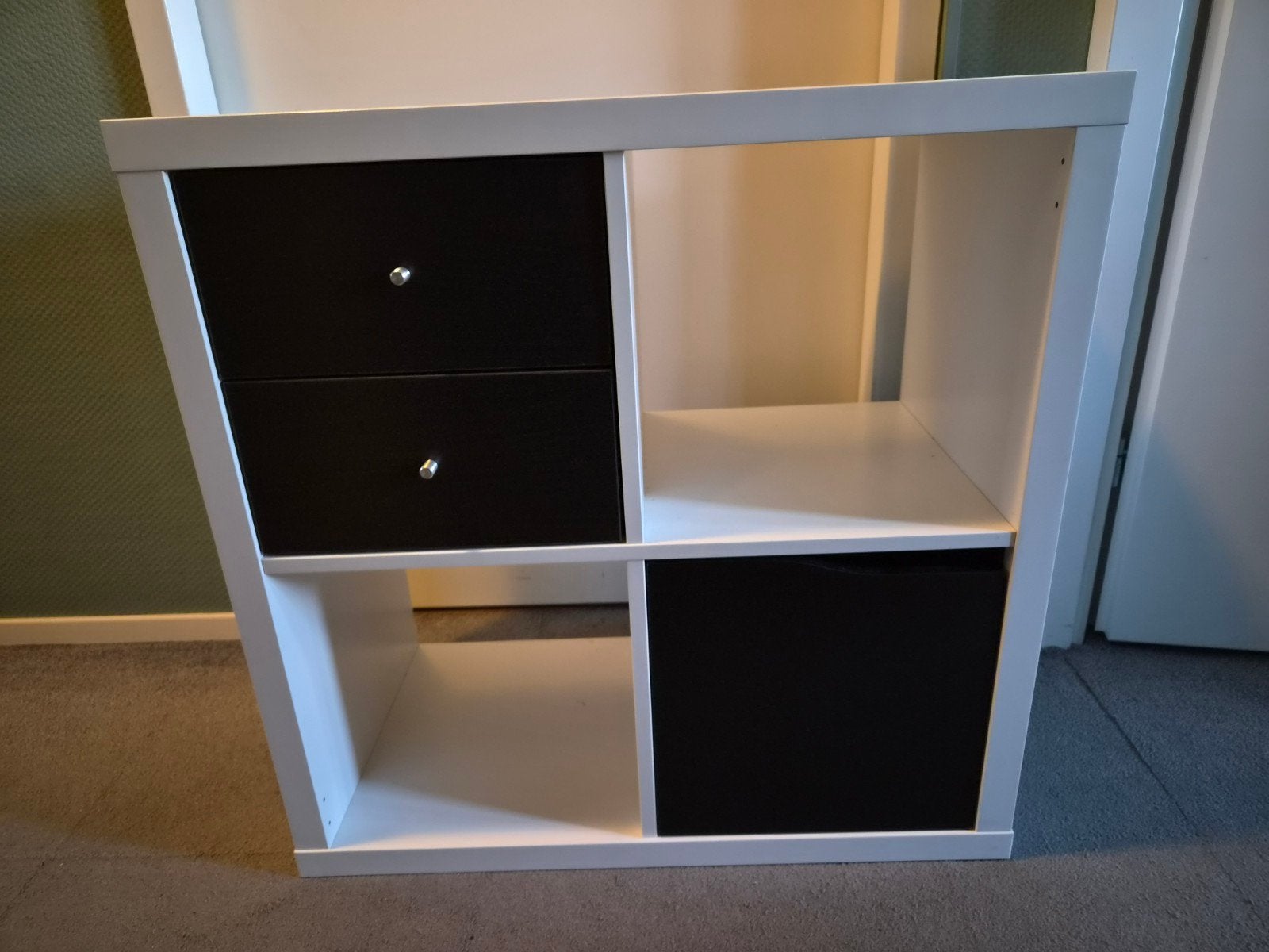 IKEA MALM vakkenkast wit met lades en deurtje, Huis en Inrichting, Ophalen, Gebruikt, 50 tot 100 cm, Minder dan 100 cm