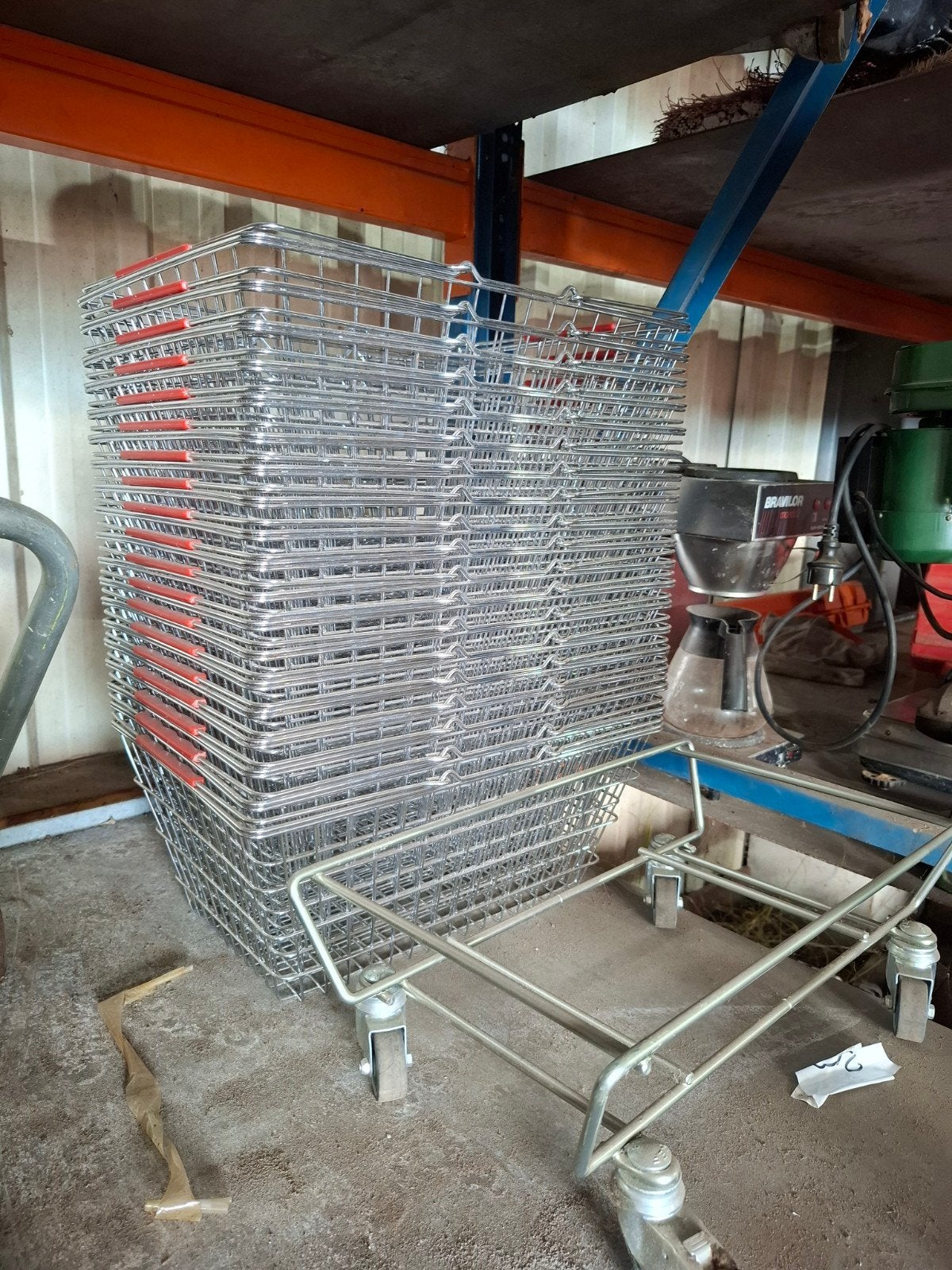 Winkelmandjes 19 stuks, Ophalen, Doos, ., 60 cm of meer