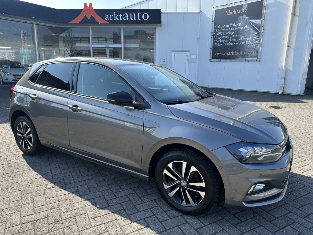 Volkswagen Polo VI 1.0 IQ.DRIVE Carplay Navi Cruise Led Clim, Stof, Gebruikt, Euro 6, Origineel Nederlands