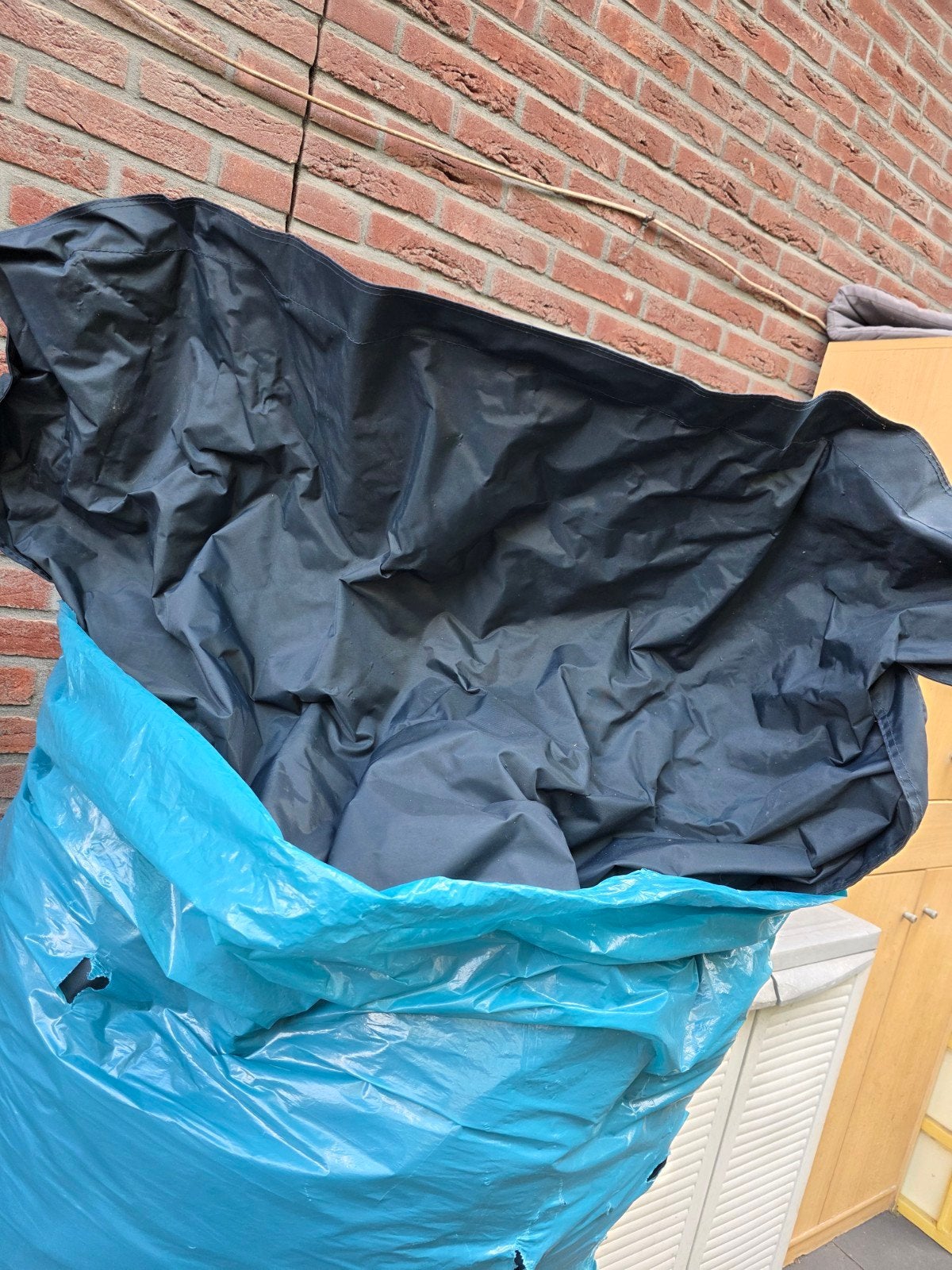 Zitzak Fatboy blauw, Huis en Inrichting, Zitzakken, Ophalen of Verzenden