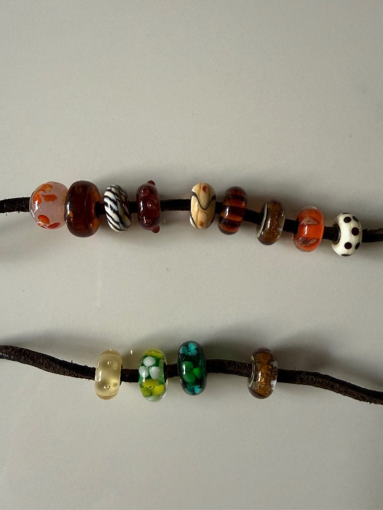 Trollbeads armband, gouden bedel en zilveren sluiting, Ophalen, Overige materialen, Zo goed als nieuw, Trollbeads