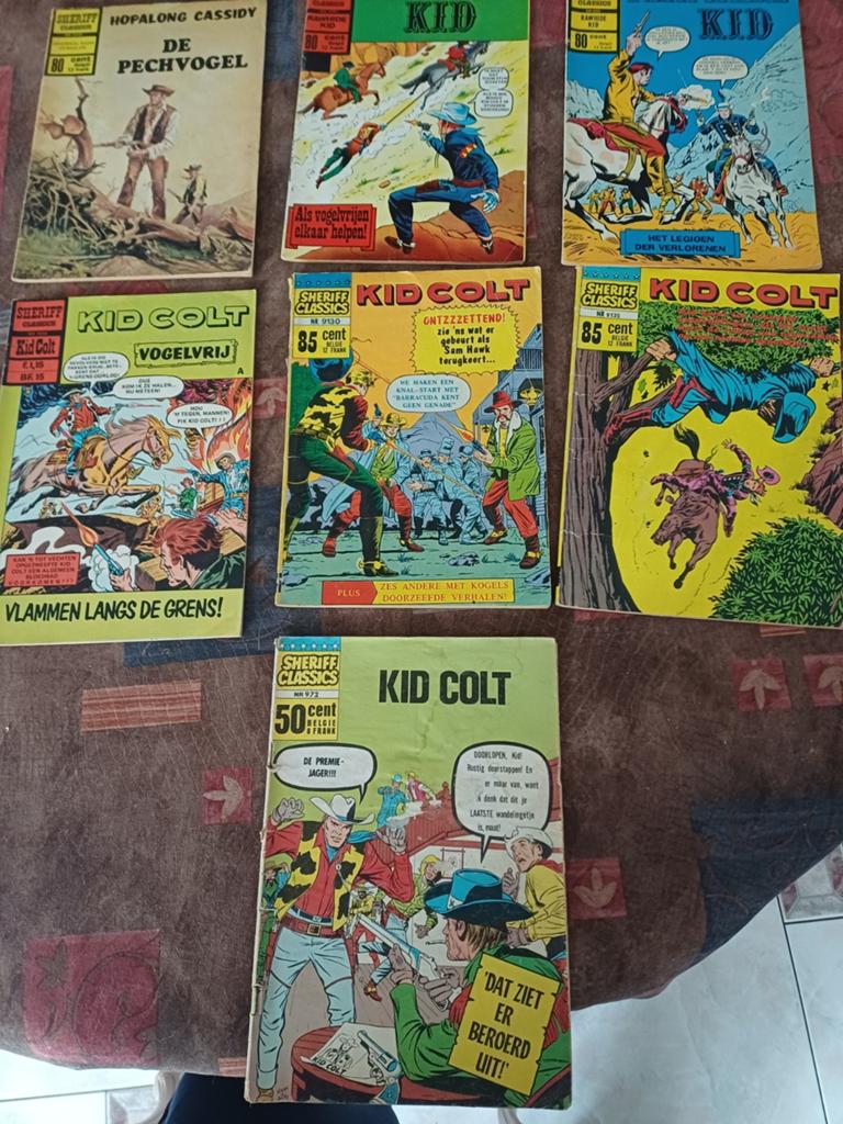 SHERIFF CLASSICS - KID COLT, RAWHIDE KID, HOPALONG CASSIDY, Meerdere comics, Ophalen of Verzenden, Gelezen, Europa
