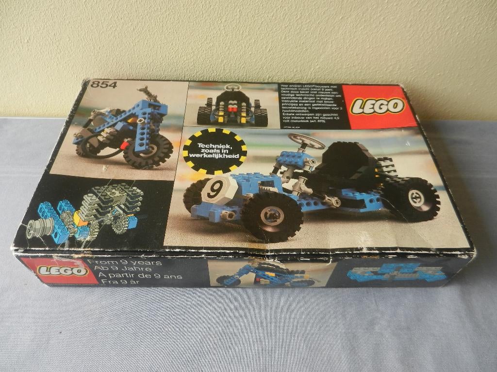 Lego Technic 854 skelter inclusief doos (uit 1978), Ophalen of Verzenden, Gebruikt