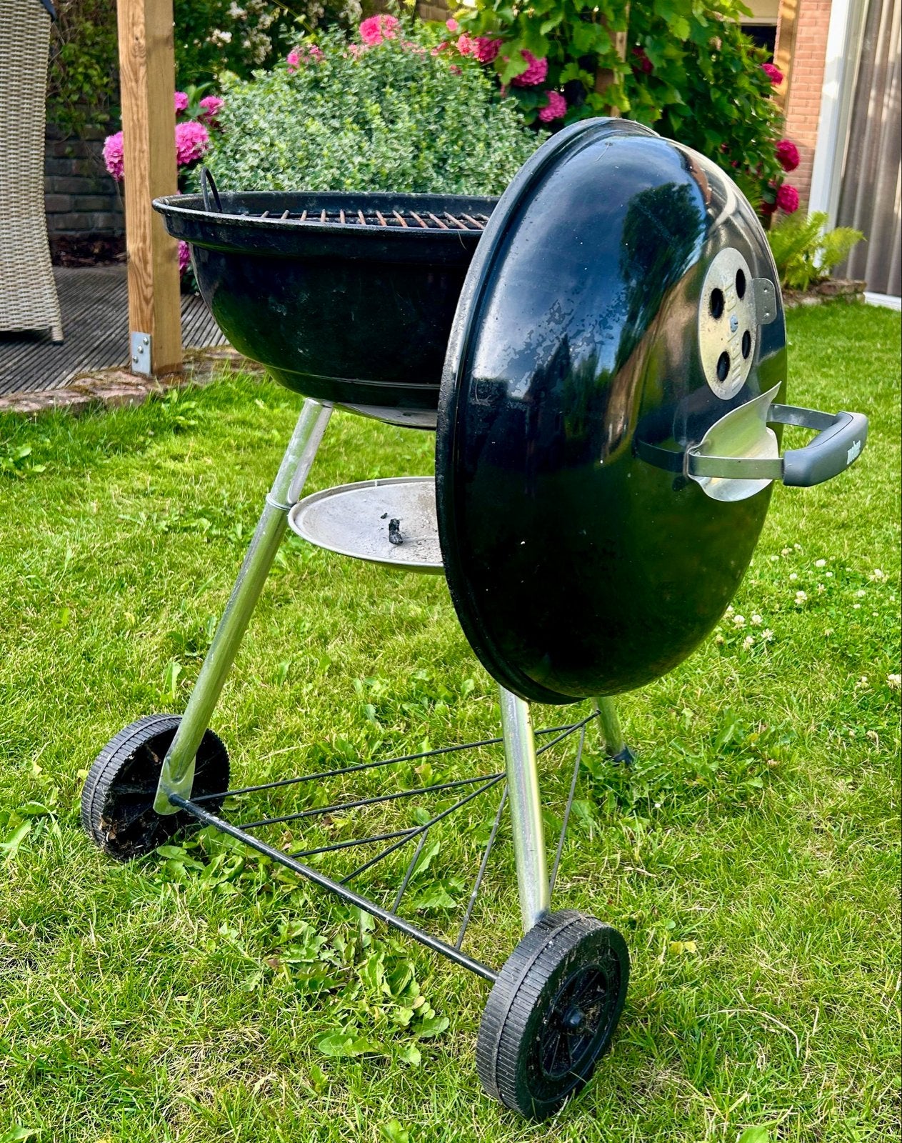 Weber Houtskoolbarbecue, Tuin en Terras, Ophalen, Gebruikt