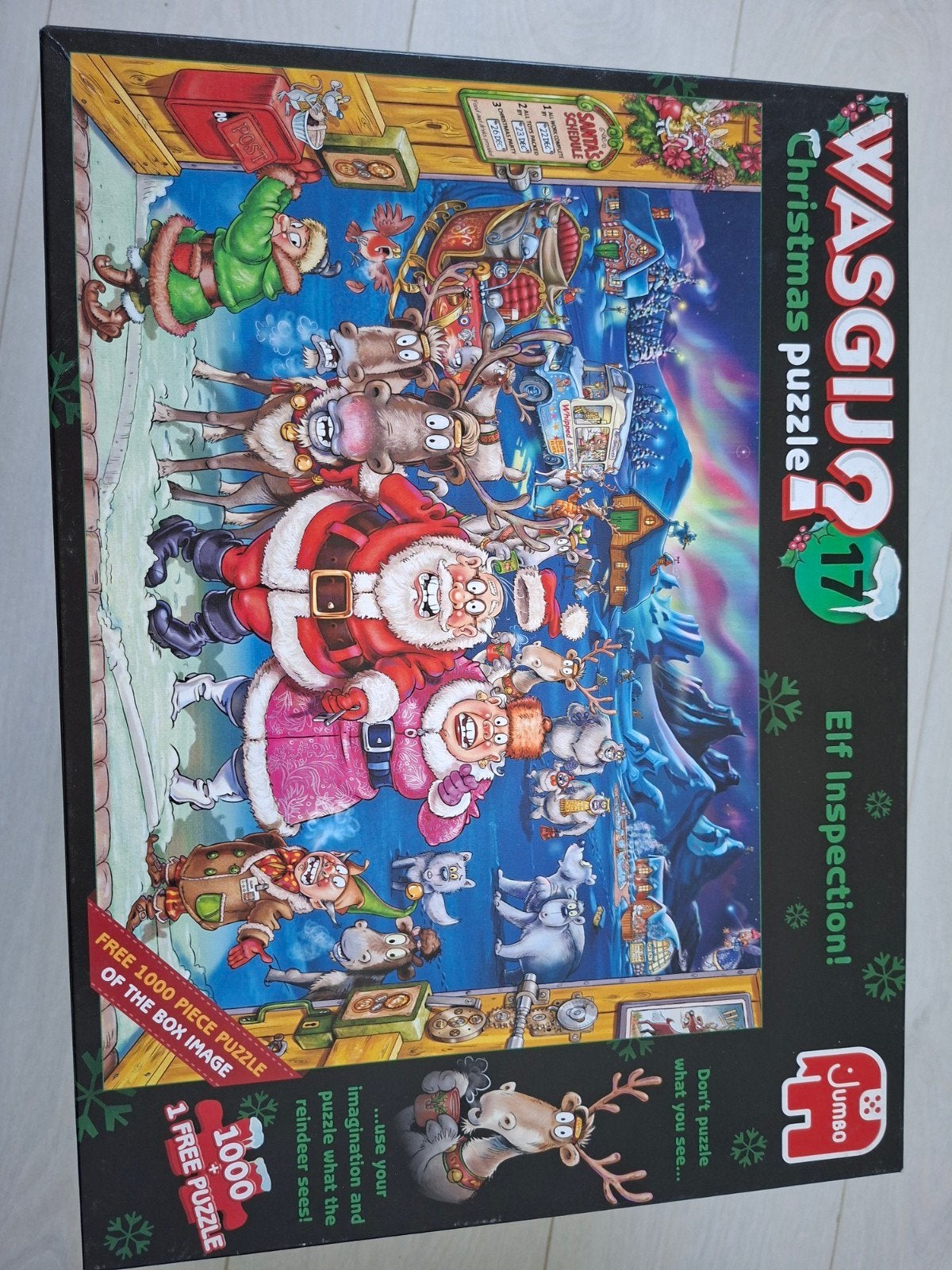 WASGIJ? 17 Christmas puzzle Elf Inspection! 1000 stukjes, Ophalen of Verzenden