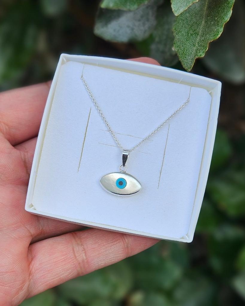 Boze Oog Ketting Myra - Echt Zilver, Verzenden, Info@lavicollection.com, Nieuw, Hoofdstraat 18C