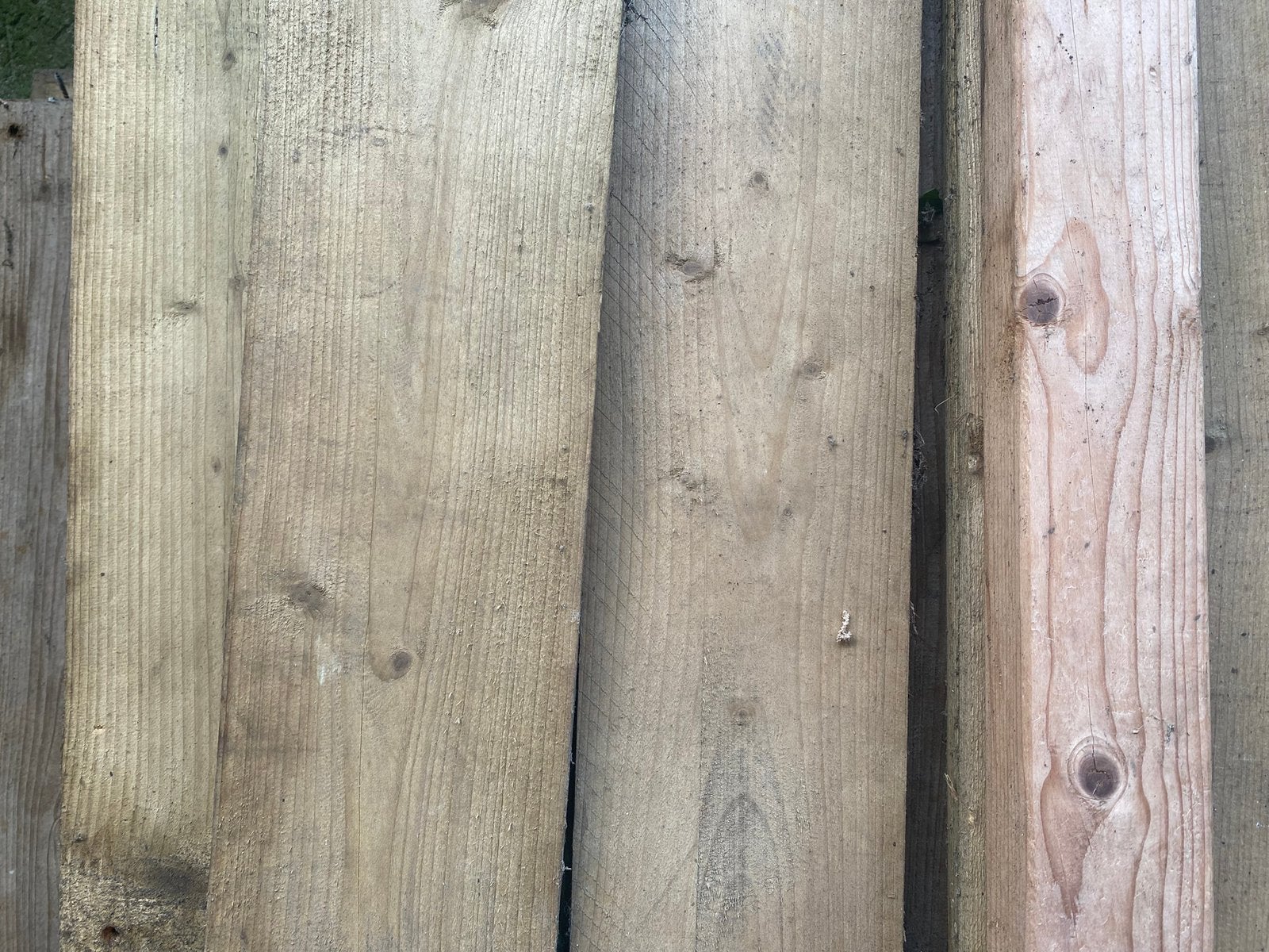 Tuinhout / Tuinplanken div lengtes TEAB, Tuin en Terras, Ophalen, 1 tot 2 meter, Minder dan 3 meter, Zo goed als nieuw
